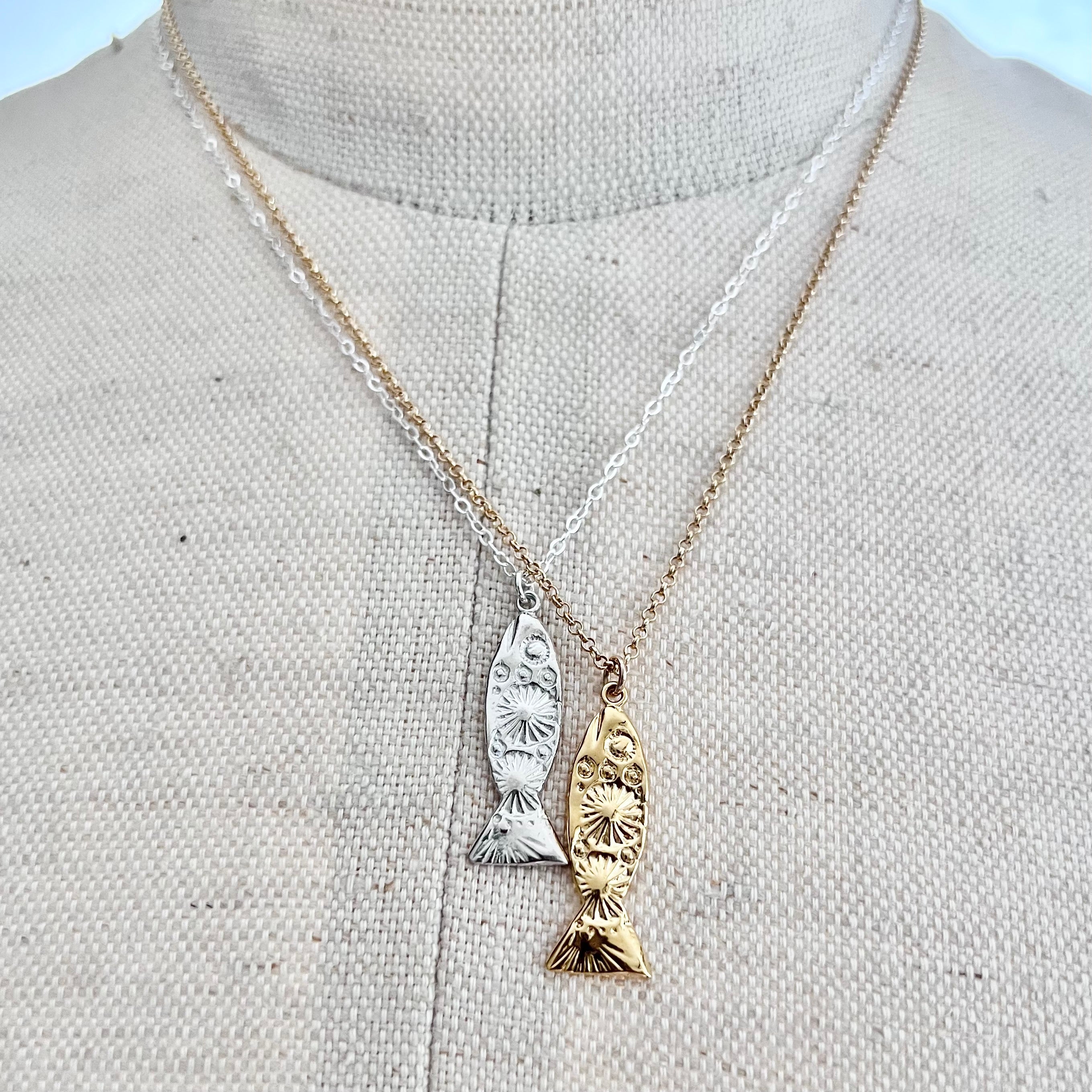 Signature Sun Fish Neckace