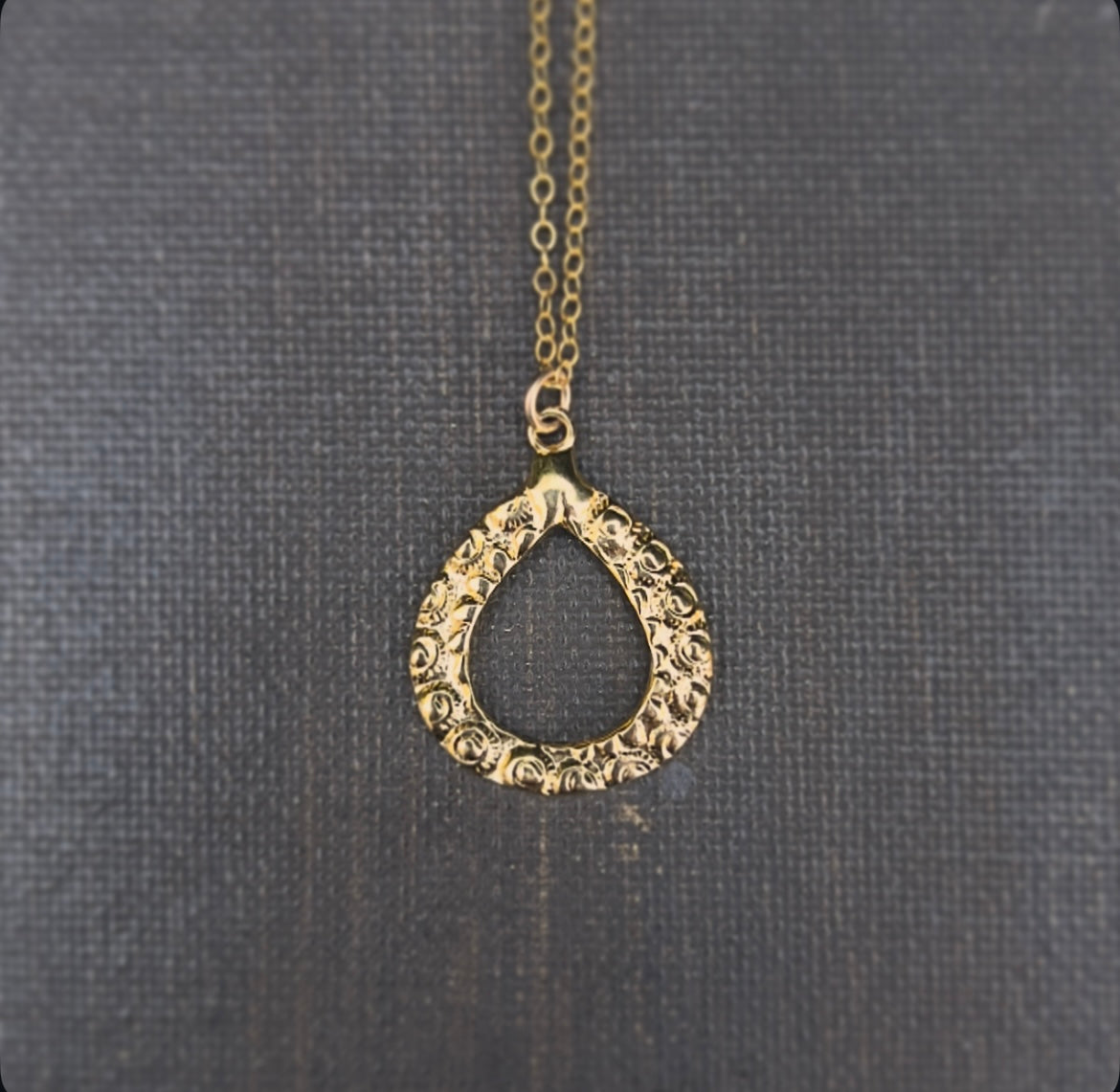 Signature Open Drop Necklace