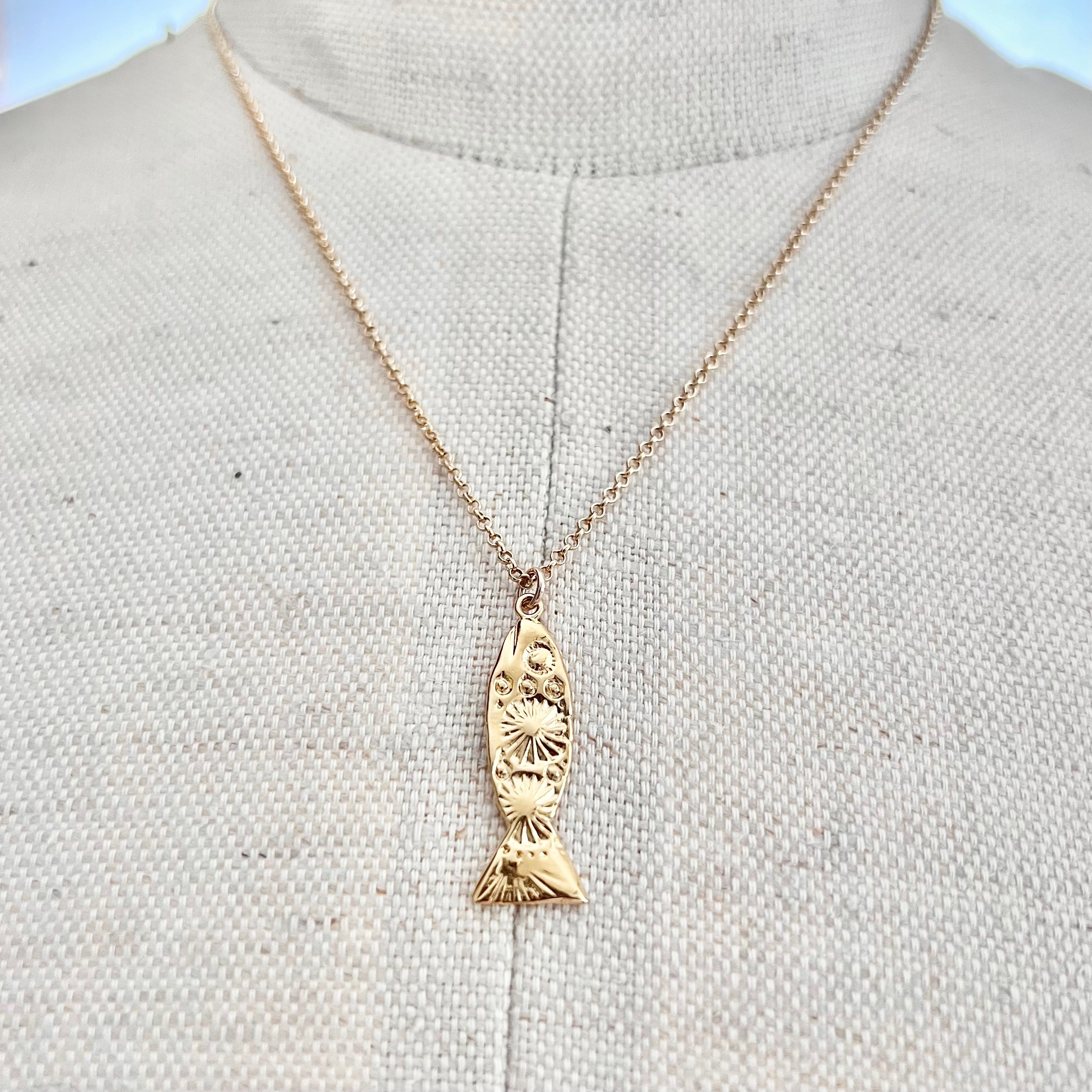 Signature Sun Fish Neckace