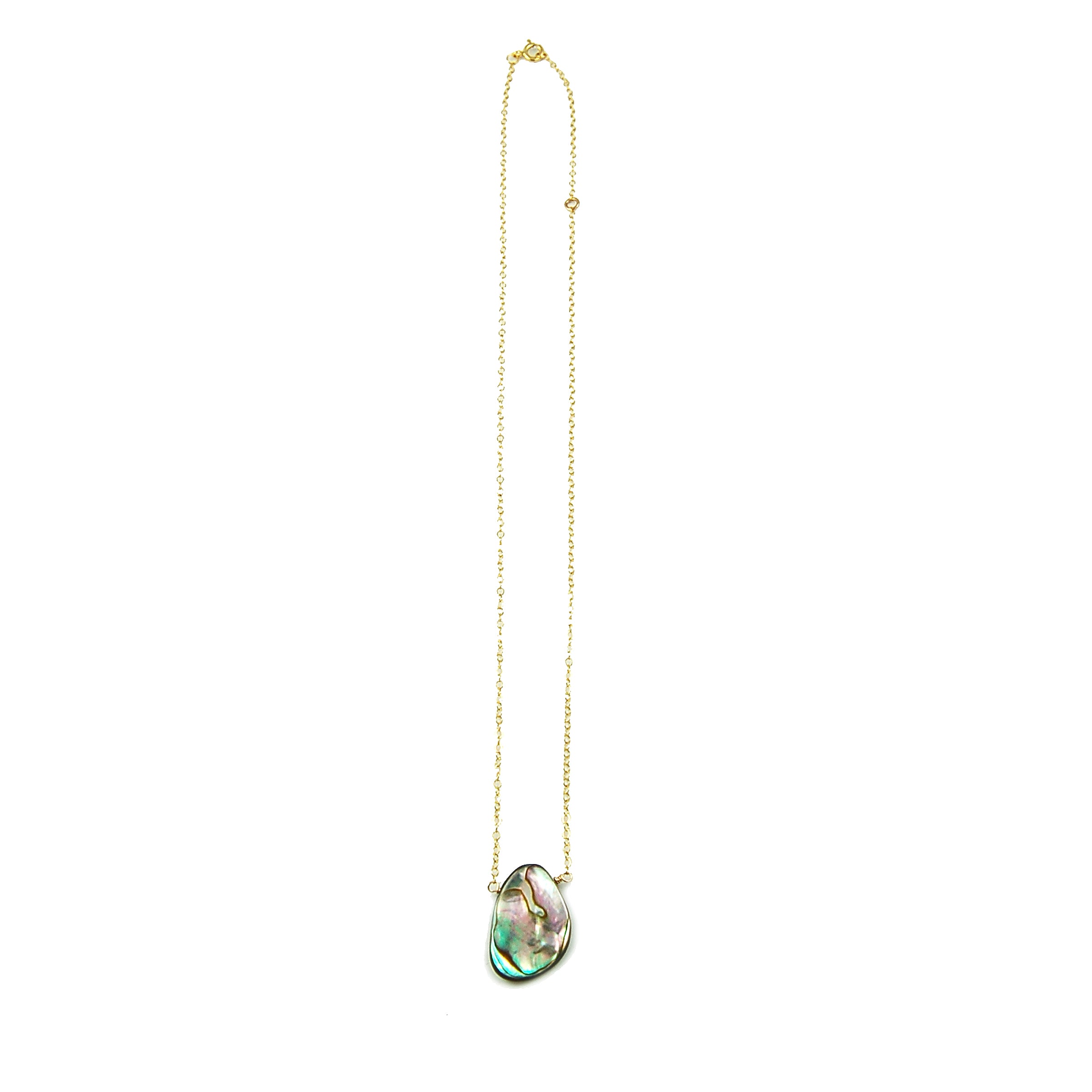 Simple Abalone Necklace