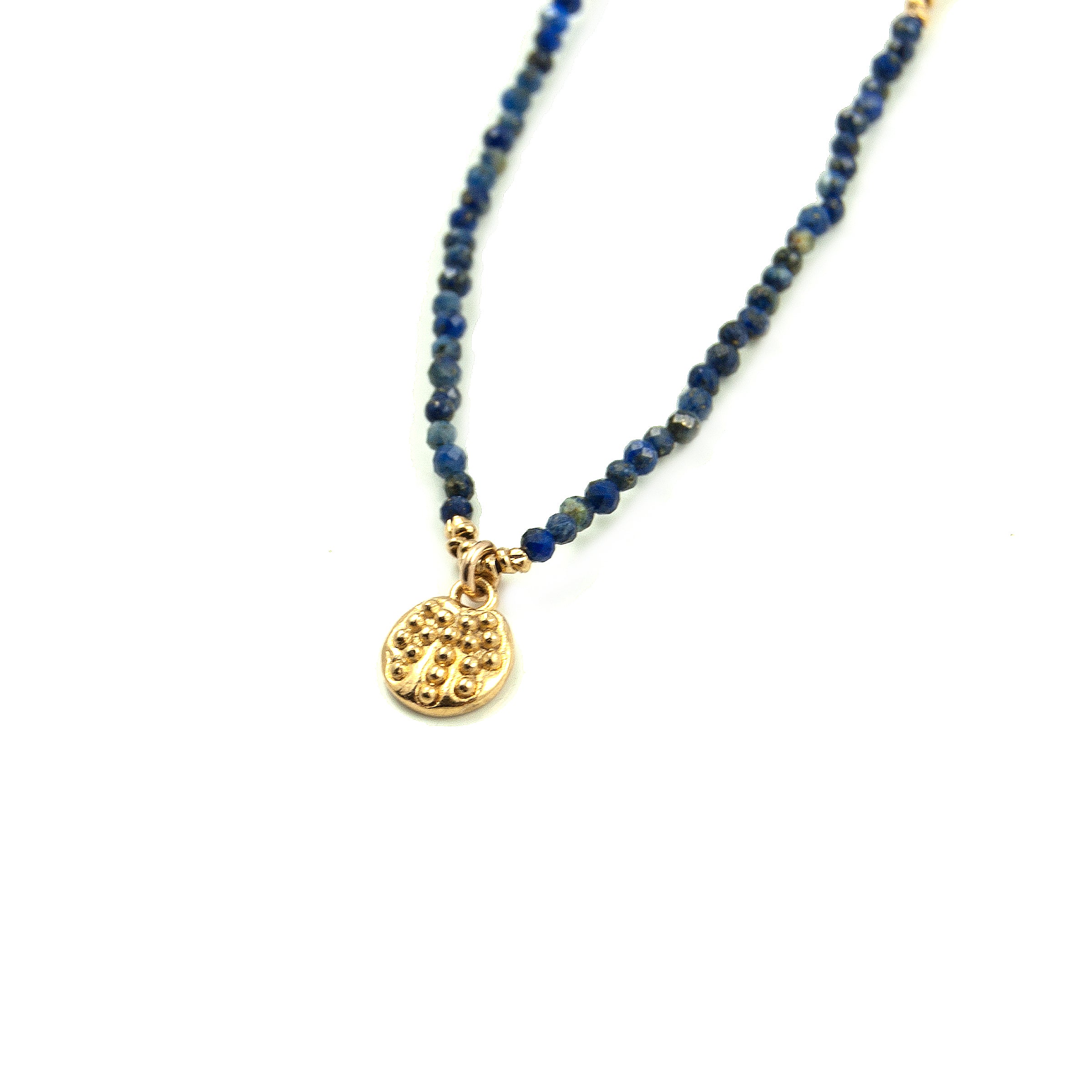 Blue Glimmer Necklace
