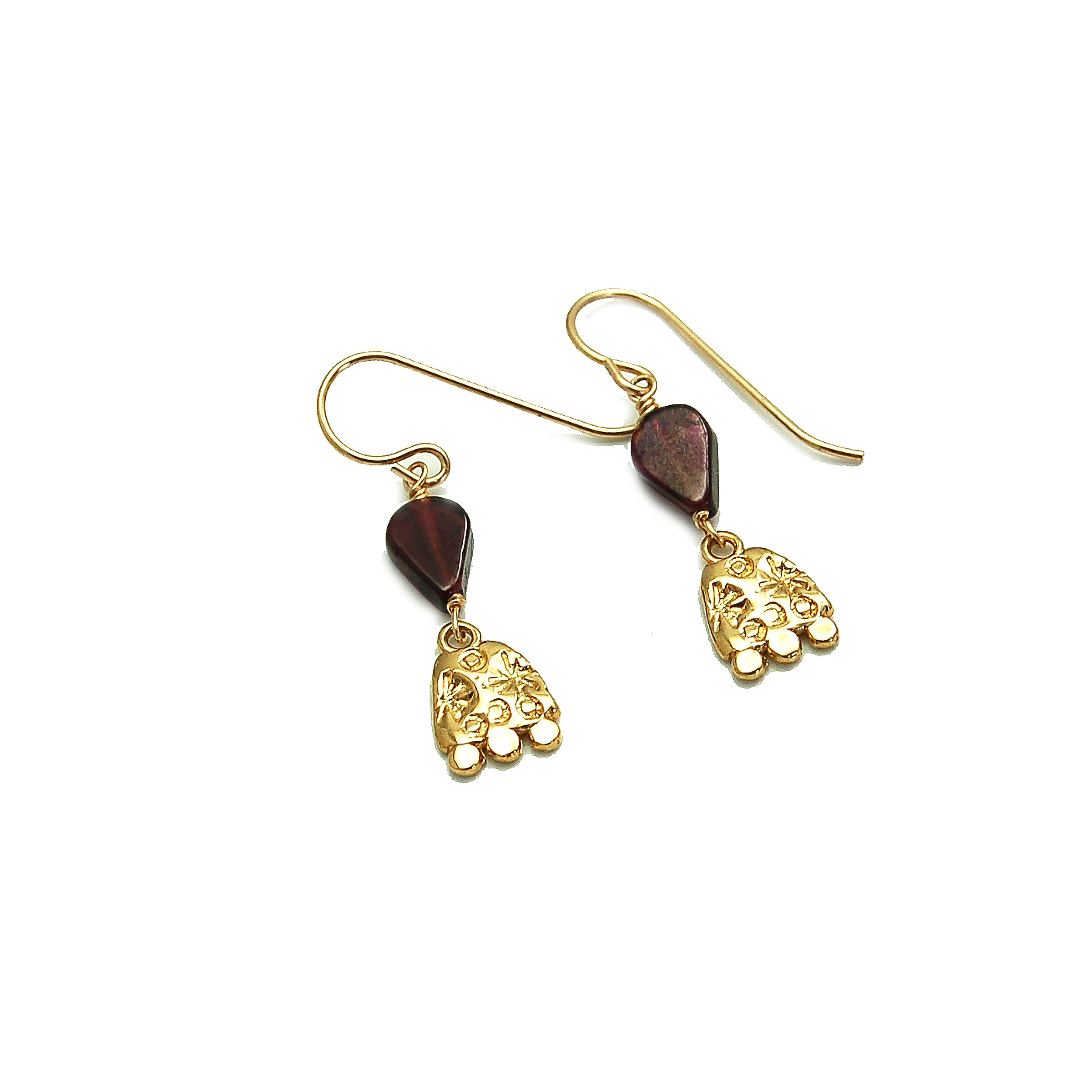 Garnet Mythology Earrings