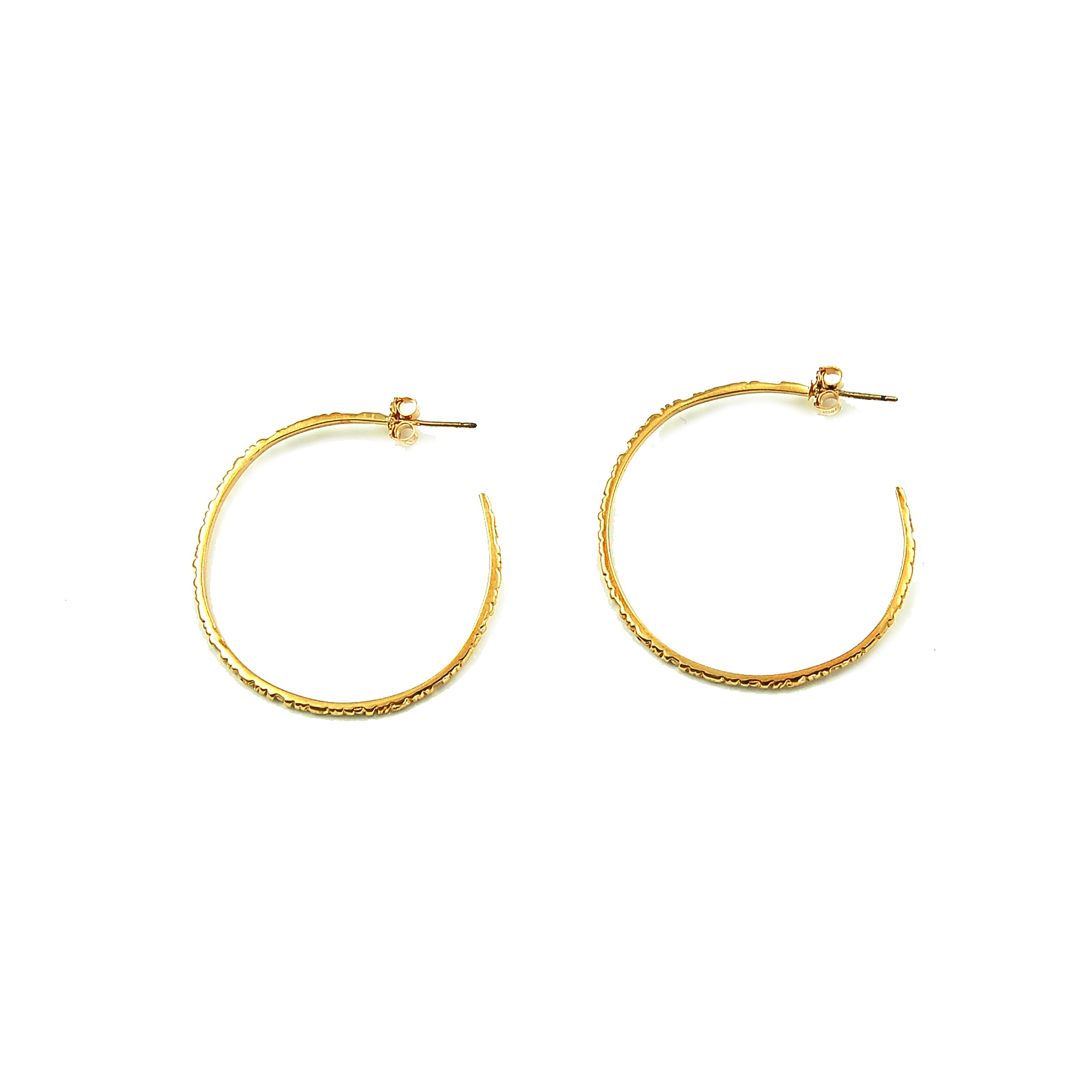 Paradise Large Hoop Earrings ©