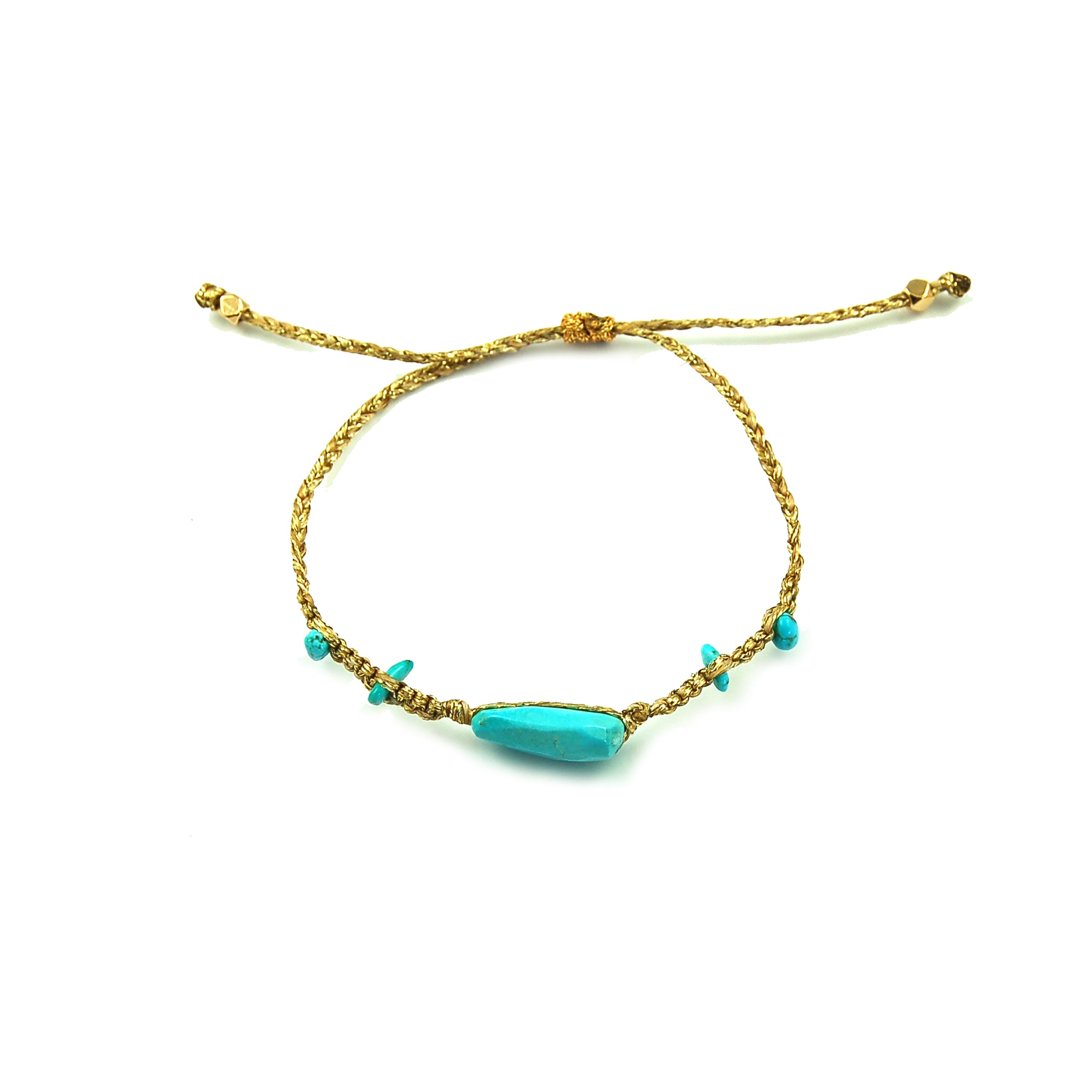 Turquoise Woven Bracelet