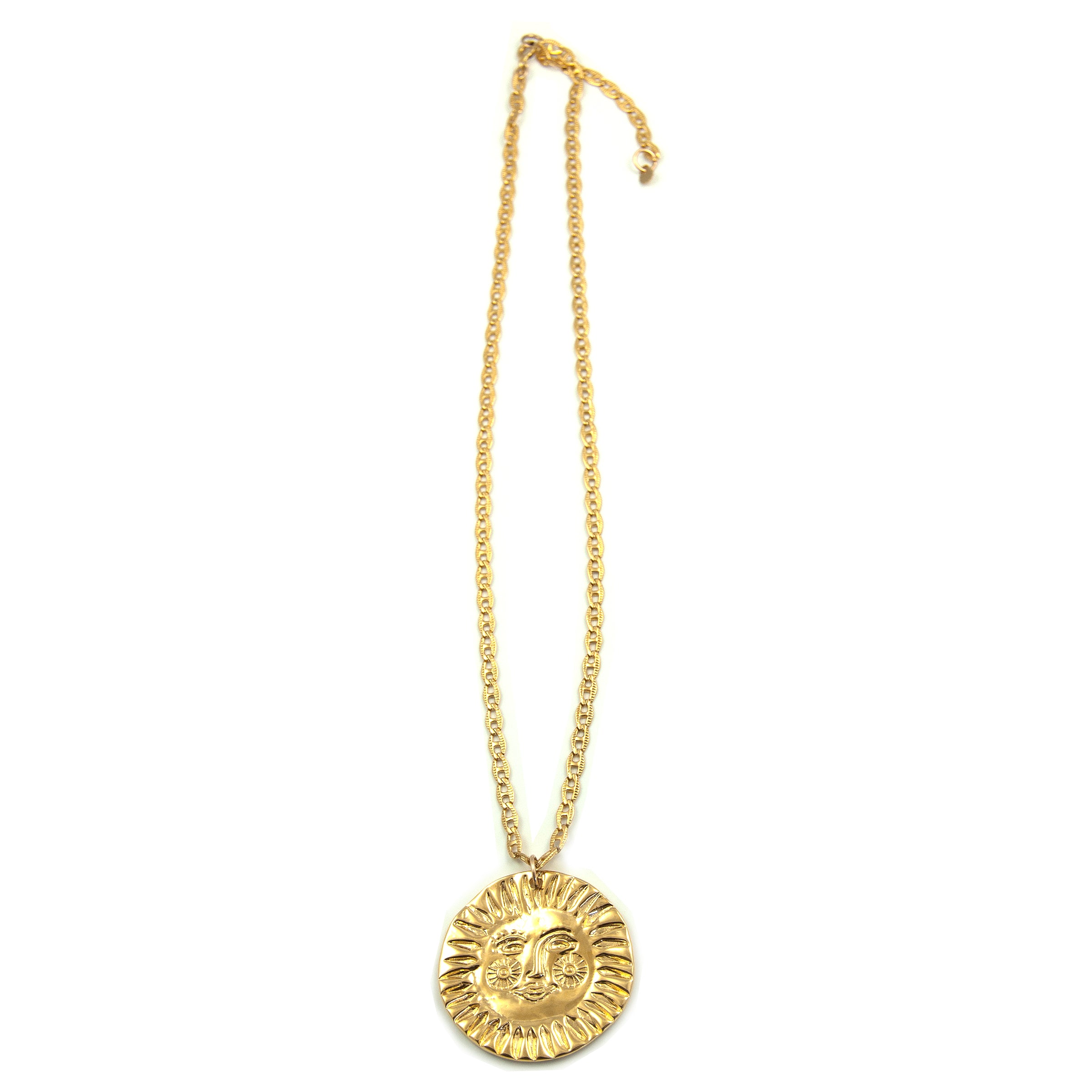 Biggie Sun Face Necklace ©