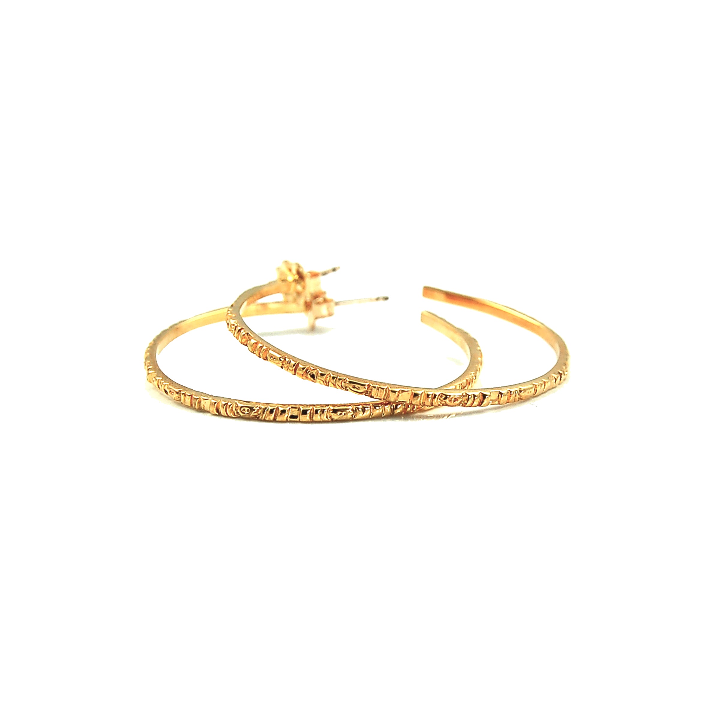 Paradise Large Hoop Earrings ©