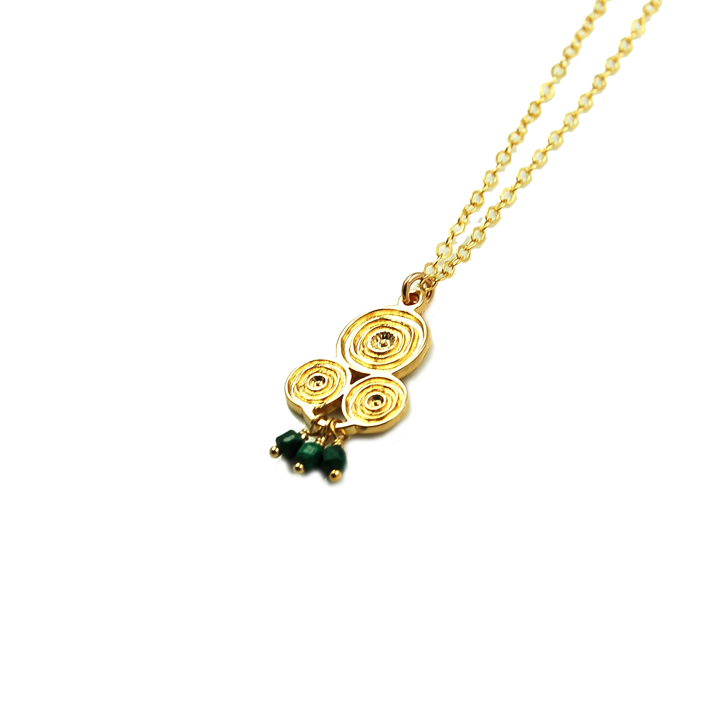 Malachite Refraction Necklace ©