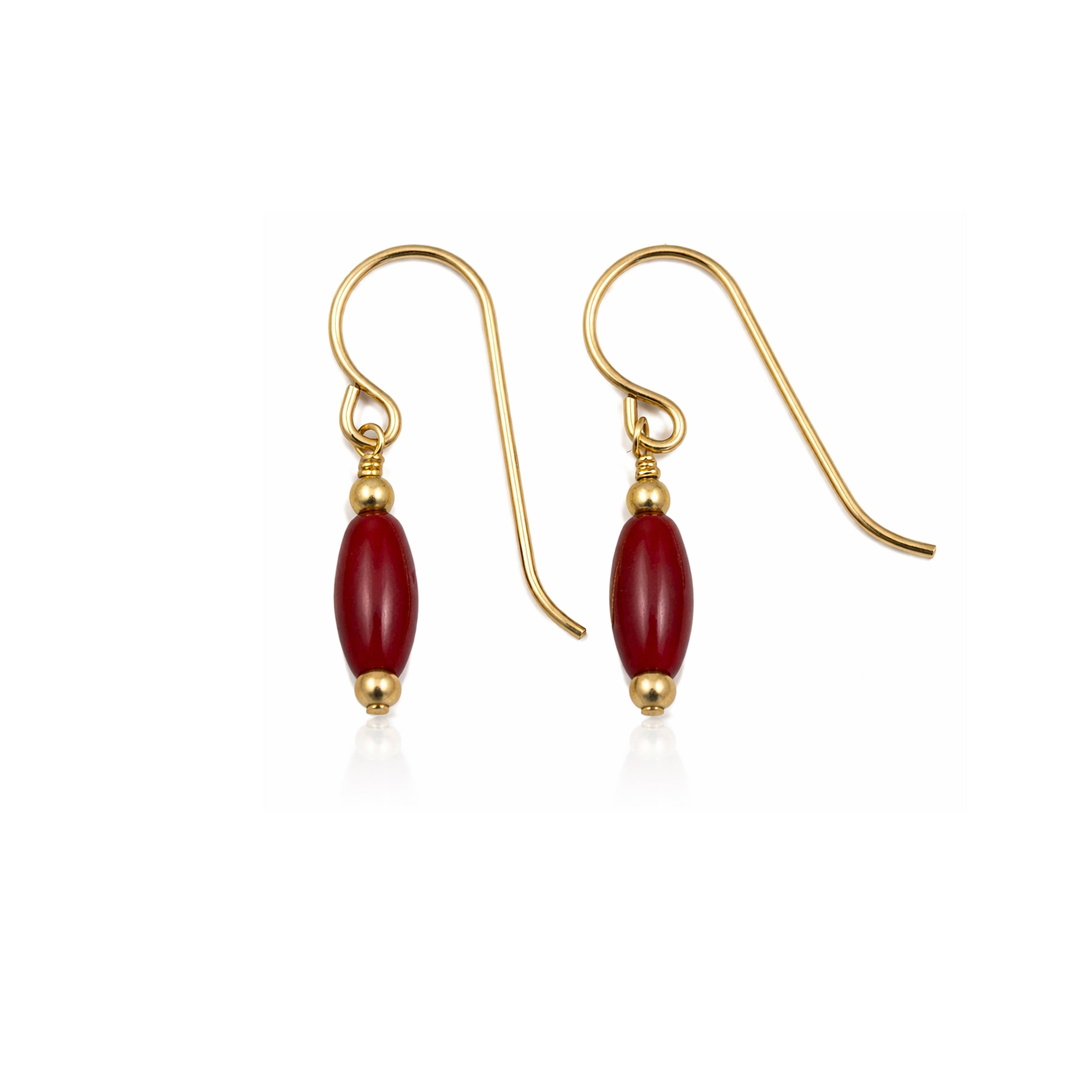 Red Remembrance Earrings ©