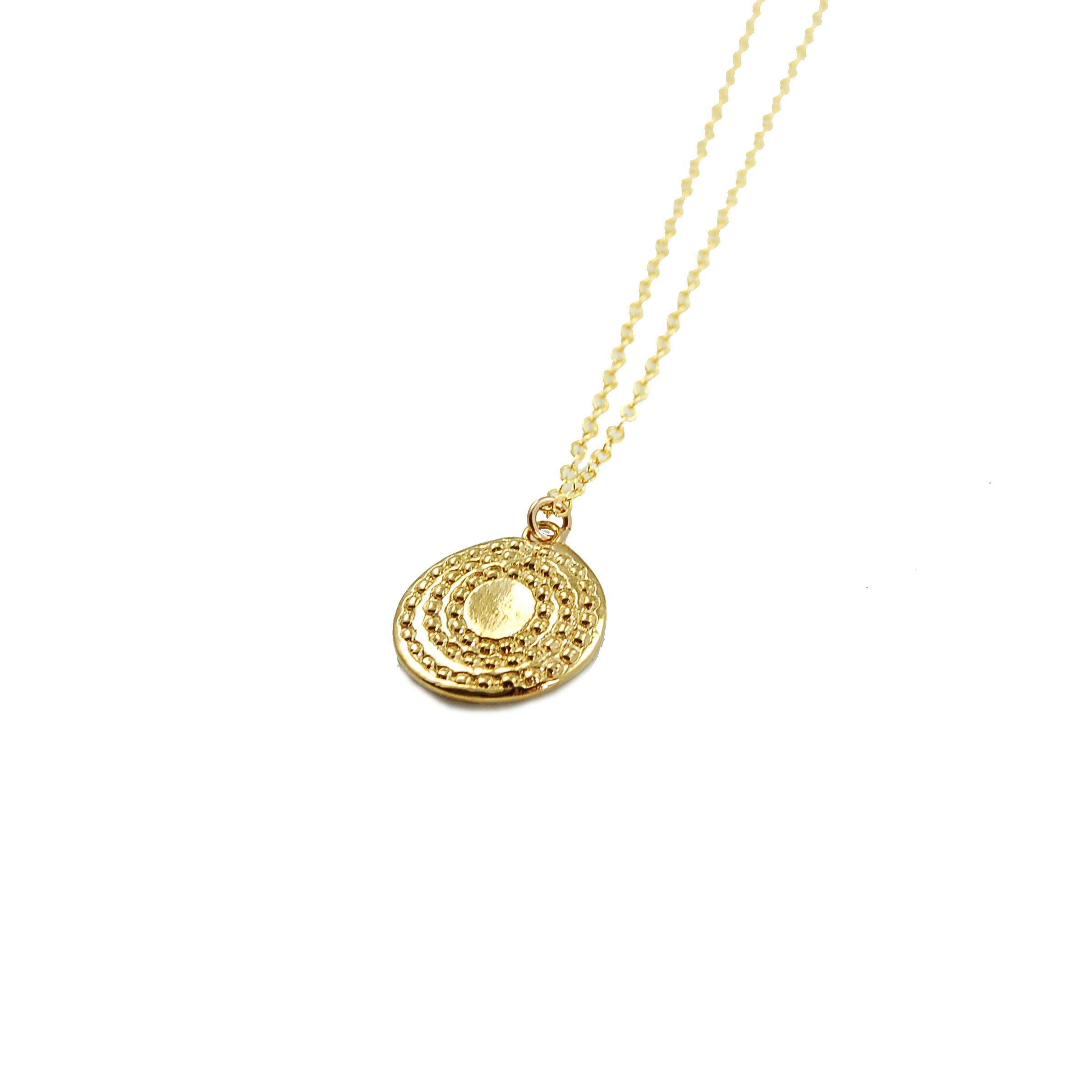 Small Glimmer Wheel Necklace ©