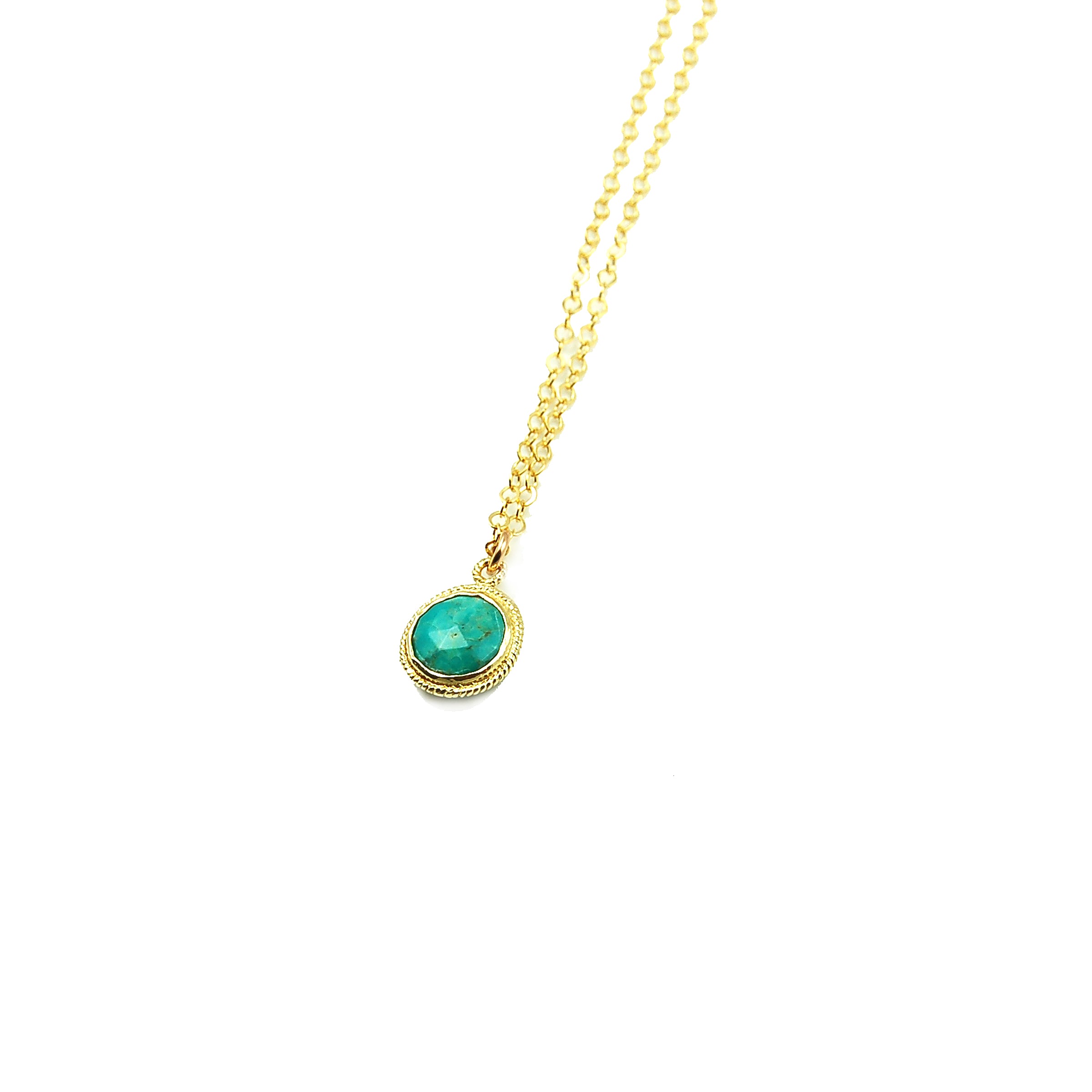 Turquoise Gem Necklace ©