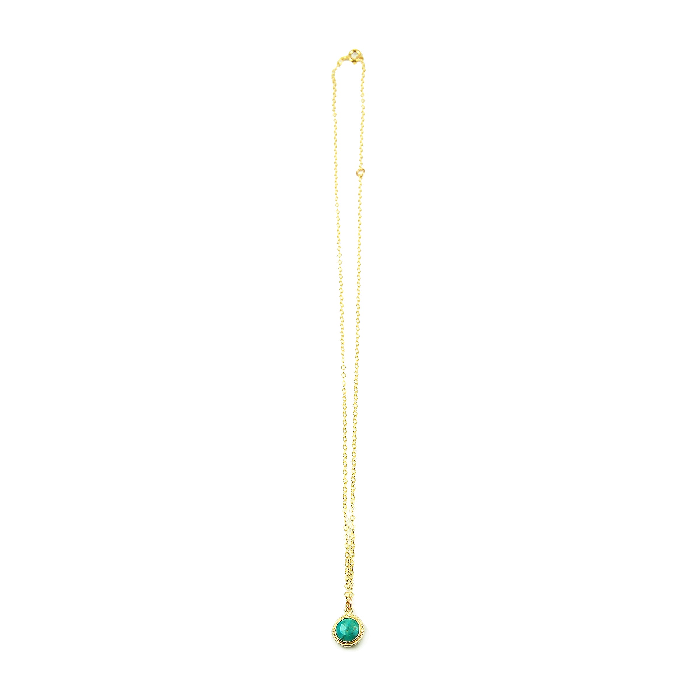 Turquoise Gem Necklace ©