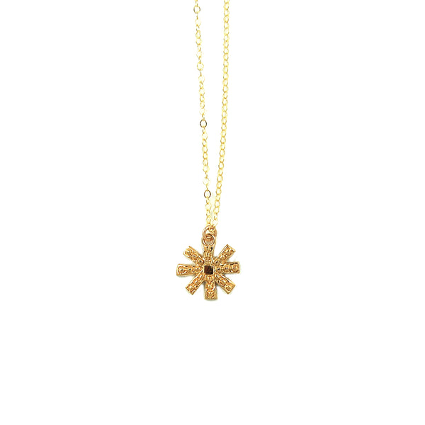 Medium Glimmer Pinwheel Necklace ©