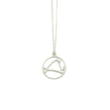 Martha's Vineyard Circle Outline Necklace ©