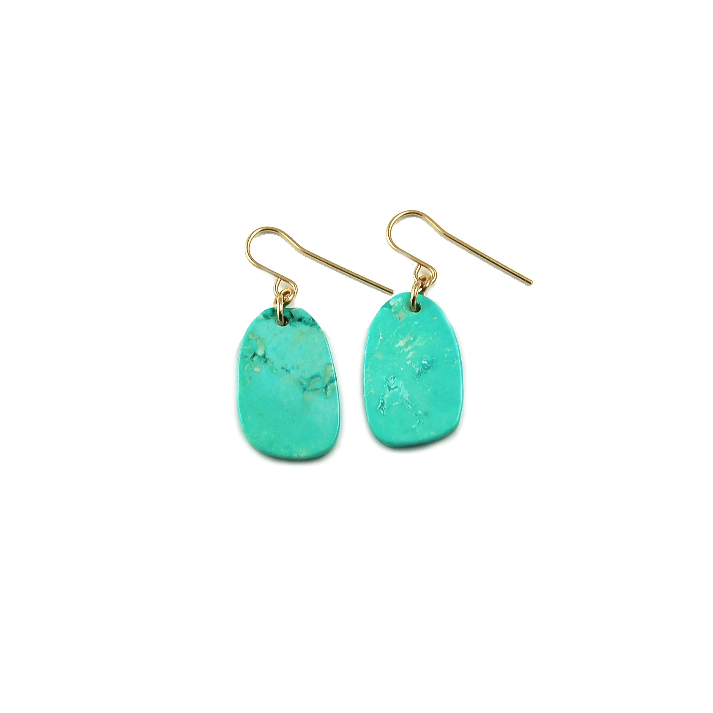 Teal Green Stone Drop Earrings | Intricately Designed | Rubber Closure  JWL83308