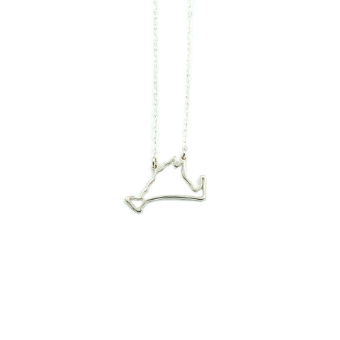 Martha's Vineyard Outline Necklace ©